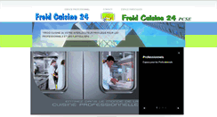Desktop Screenshot of froidcuisine24.com